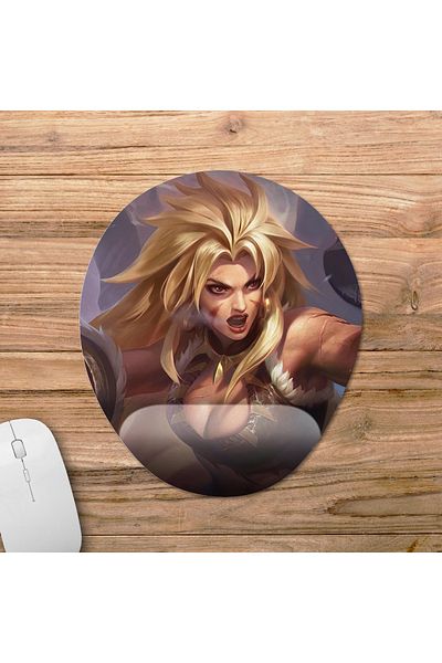Pixxa Mobile Legends: موديل لوحة ماوس ماشا بمساعدة المعصم - بيضاوي واحد