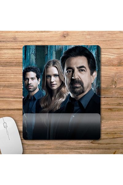 Pixxa نموذج لوحة الماوس Criminal Minds مع دعم المعصم - 3