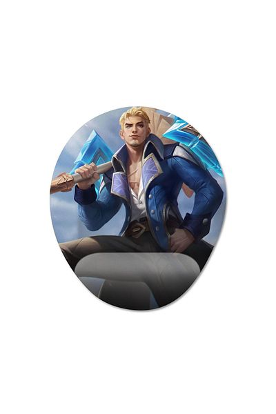 Pixxa Fredrinn - موديل لوحة ماوس لدعم المعصم من Mobile Legends - 2 بيضاوي
