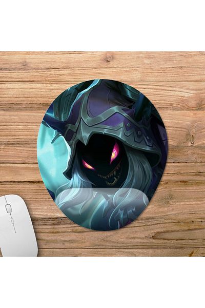 Pixxa Mobile Legends: موديل لوحة ماوس Helcurt مع دعم للمعصم - بيضاوي واحد