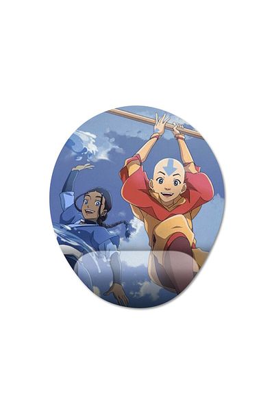 Pixxa Avatar: موديل لوحة الماوس بمساعدة المعصم The Last Airbender - 6 بيضاوي