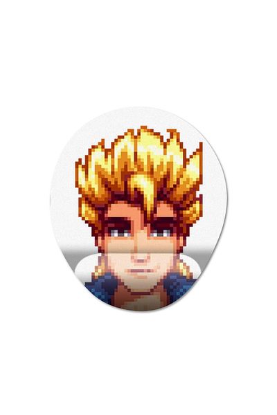 Pixxa موديل لوحة ماوس مدعومة للمعصم من Stardew Valley - 1 بيضاوي