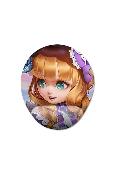 Pixxa Mobile Legends - موديل لوحة ماوس تشانغ مع دعم للمعصم - 4 بيضاوي