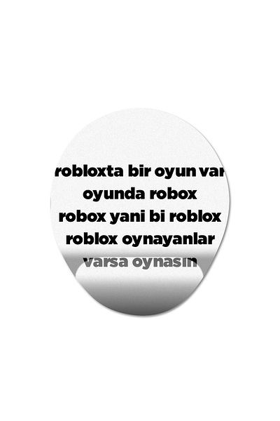 Pixxa لعبة Roblox فيها لعبة Robox نموذج لوحة الماوس مع دعم المعصم - 1 بيضاوي