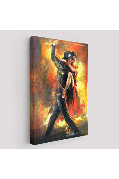 TabloPro Tango Yapan Çift Yüksek Kaliteli Kanvas Canvas Tablo Tabloları