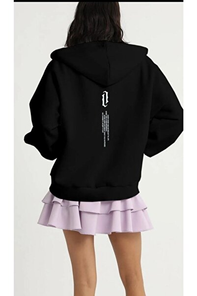 Vigors Hanorac unisex cu imprimeu vertical White Zone Carde