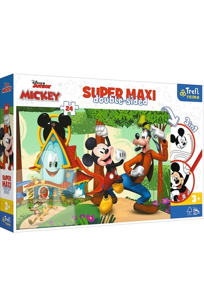 Vardem Trefl 24 Piece Puzzle Super Maxi Mickey Mouse 3in1