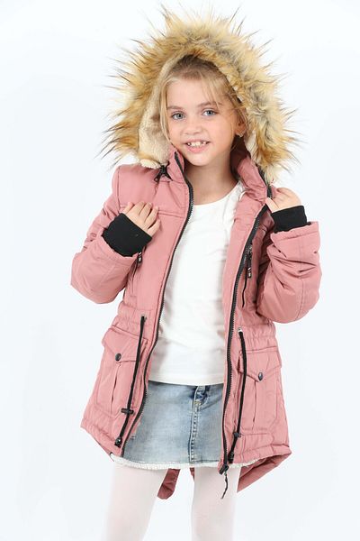 Wild Flower Girls' Winter Coat - Long Winter Coat - Thick Winter Coat - Puffer Coat - Hooded Coat