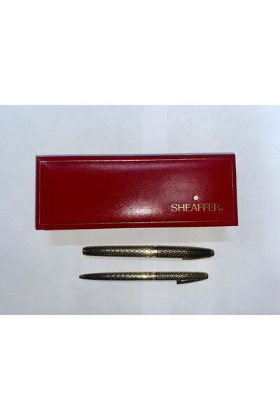 Sheaffer TARGA MODEL 14K ALTIN KAPLAMA DOLMA VE TÜKENMEZ KALEM SETİ