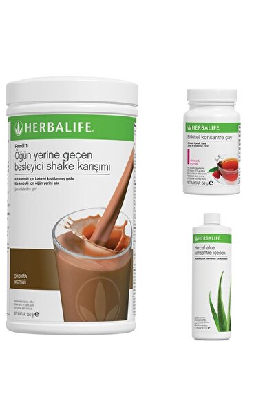 Herbalife Başlangıç Paketi(çikolatalı Shake,ahududu Aromalı Çay Ve Aloe Vera ...