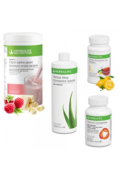 Herbalife Shake - Çay 50 gr - Aloe Vera - Thermo Tablet