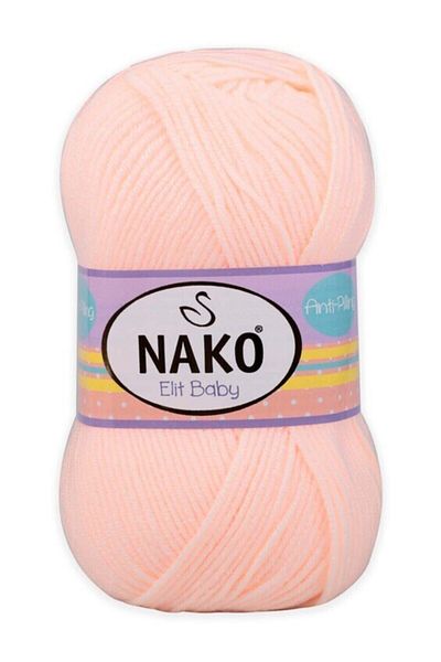 NAKO Elit Baby 3701 Soft Peach Color Antipilling Πλεκτό Σχοινί - 1 Τεμάχιο