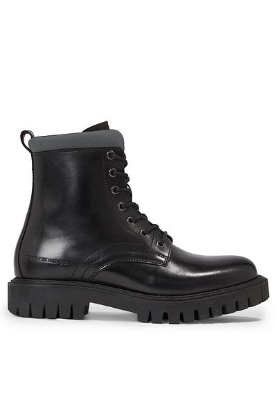 Tommy Hilfiger Cizme negre Tommy Hilfiger Pantofi pentru bărbați