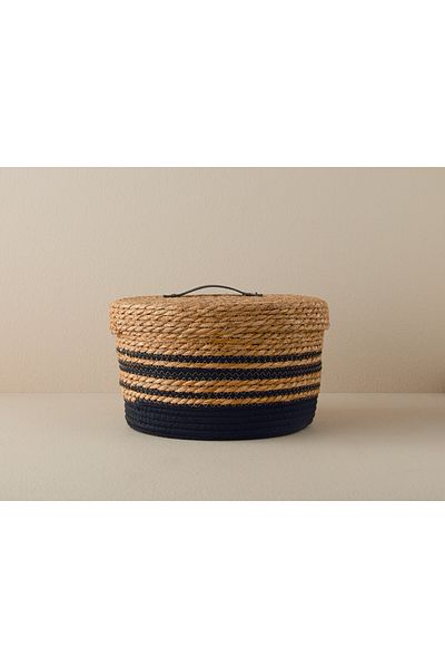 English Home 32x16 см плетена кошница - Natura Stripe, Natural