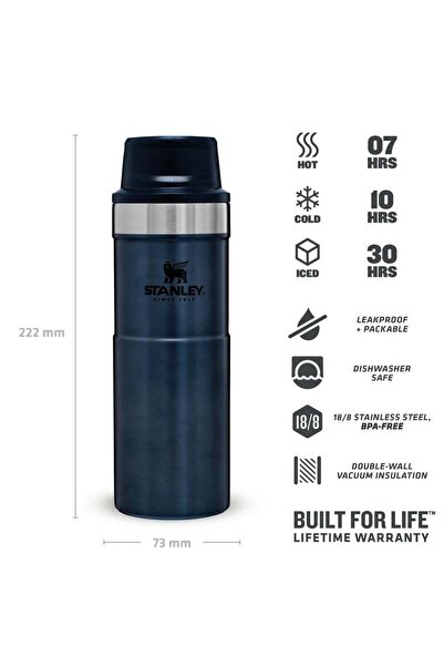Stanley Klasik Trigger-Action 16 OZ Termos Seyahat Bardağı 0,47 Lt