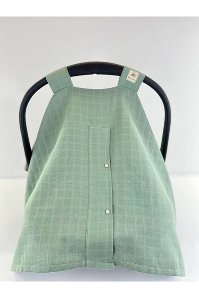 Puro Cotone 100% Cotton Muslin Stroller Cover