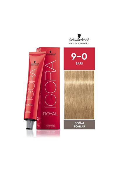 Schwarzkopf Igora Royal 9-0 Sarı Saç Boyası 60ml