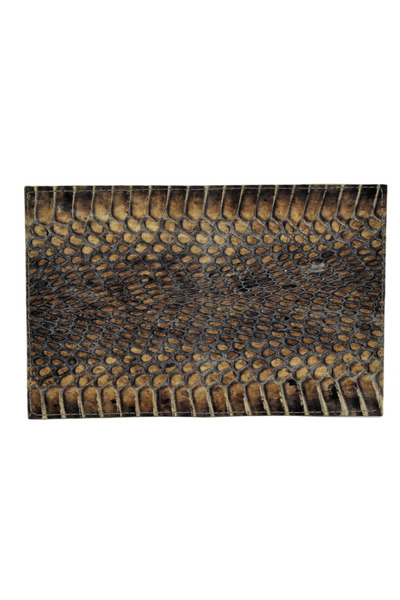 HitDukkan Hakiki Yılan Derisi Pasaport Kılıfı Pasaportluk Cüzdan (20x13cm)