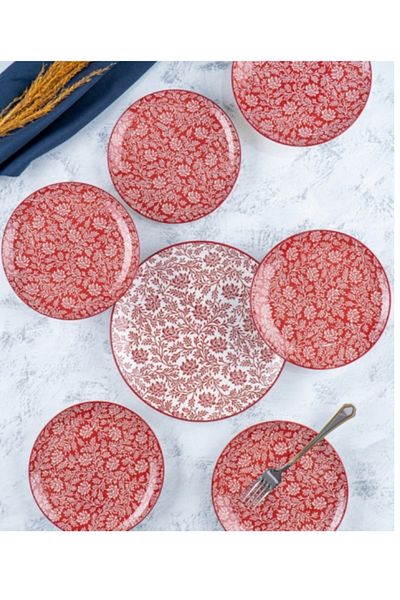 ACAR TIFFANY 7 PIECE PORCELAIN CAKE SET