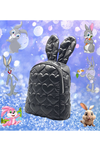 Shopiolog Παιδική τσάντα με καρδιά αυτιού κουνελιού