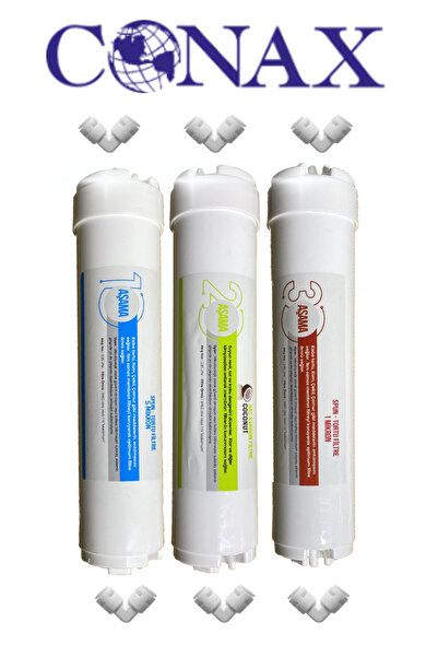 Liberty Kapalı Kasa 12 Inç Su Arıtma Cihazı Filtresi Inline 6 Aylık Yeni Sist...