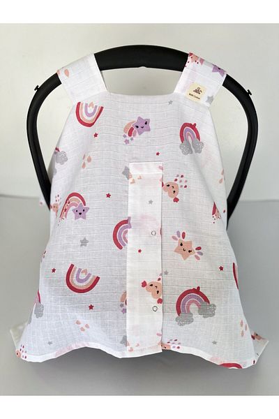 Puro Cotone 100% Cotton Muslin Stroller Cover