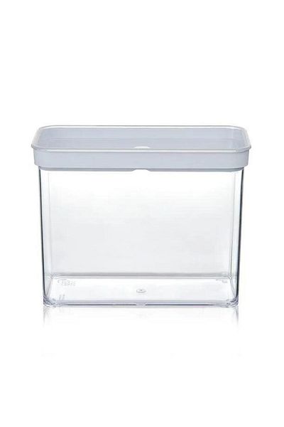 Gondol System Storage Container Acrylic, Vacuum White Lid 2200 Ml