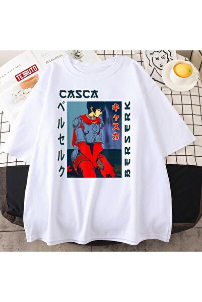 Adrift Kırmızı Etiket Gala Casca Anime Berserk Japanese Style Unisex T-shirt ...