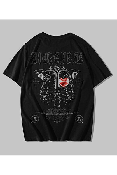 Adrift Kalp Kaburga Kaburga İskelet Streetwear 3