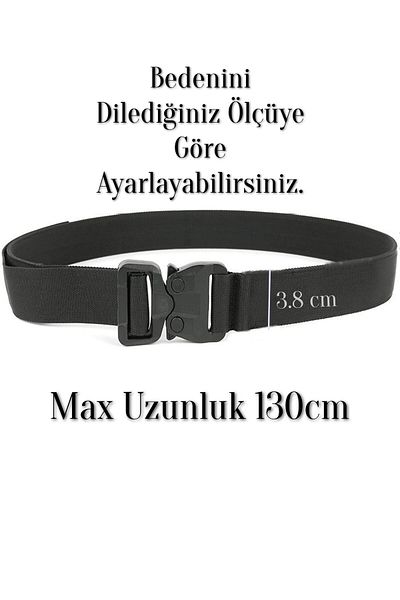 başkent çanta Αντιαλλεργική ζώνη Cobra με τακτικό κλιπ και πλαστική πόρπη 8683255012688