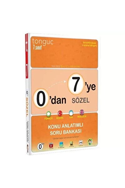 Tonguç Akademi 0'dan 7'ye Sözel Konu Anlatımlı Soru Bankası