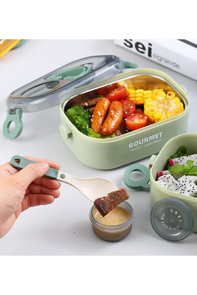 Vagonlife Bento 550ml Lunchbox New Collection Single Layer Single Compartment Steel Lunchbox Lunchbox