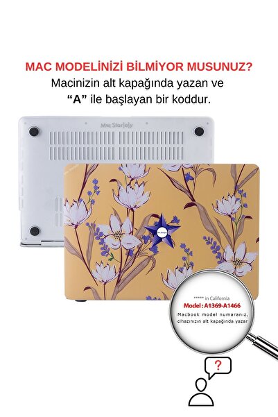 Mcstorey Macbook Air Kılıf 13inç (ESKİ USB'Lİ MODEL 2010-2017) A1369 A1466 Ile Uyumlu