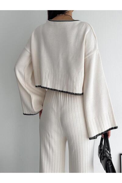 Noa Noa Shepherd Stitched Knitwear Set