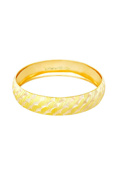 15 gr(gram) 15 mm 22 Ayar İşçiliksiz Şarnelli Bilezik