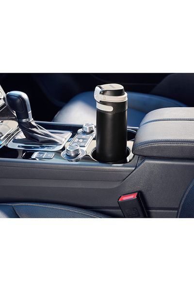Leifheit Thermos 600ml Black Tableware Product Soft Grip Surface Detachable Strainer One Hand Openable 1 Piece
