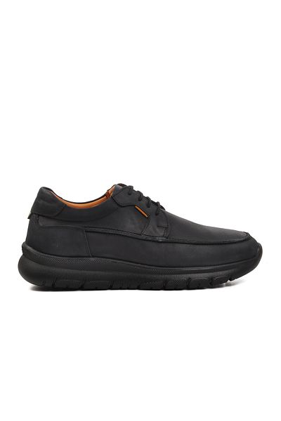 Dr.Flexer Dr. Flexer207001 Black Nubuck Genuine Leather Men's Casual Shoes