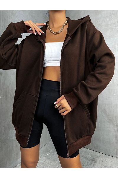 BENROMA Εποχιακή φούτερ Unisex Oversize με κουκούλα