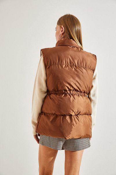Bianco Lucci Women's Zippered Tie Down Vest