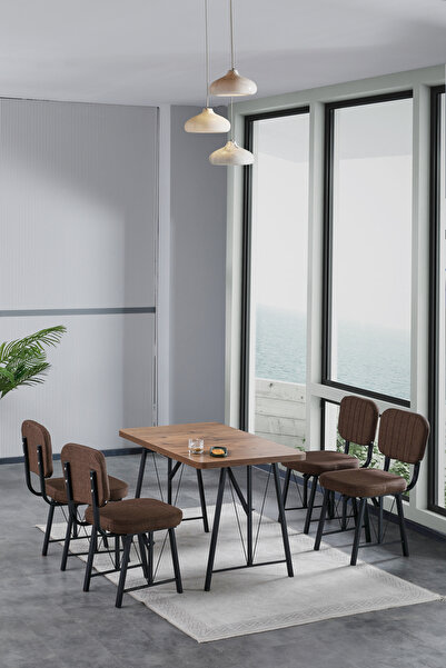 Mygusi Hayat 70x110cm Sabit Atlantik Mutfak Masası, Mutfak Masası Takımı, Yem...