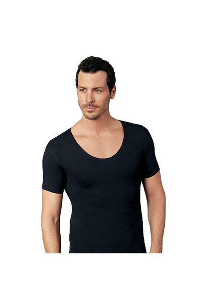 Şahinler Men's Short Sleeve Lycra Single Jersey Undershirt ME085