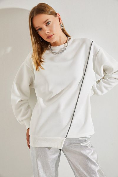 Amiri White Women Sweatshirts Styles Prices Trendyol Page 2