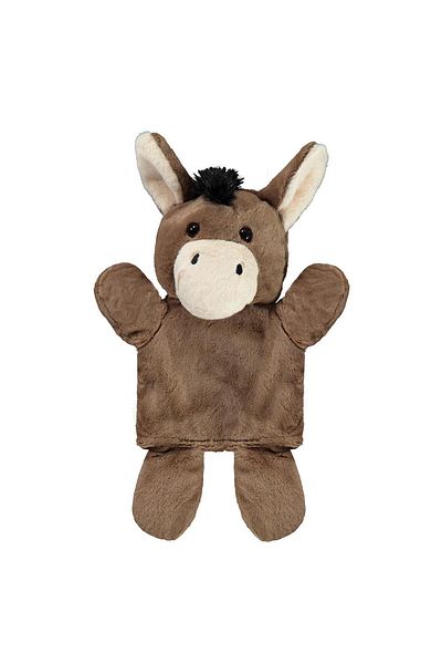 Kelebek Oyuncak Donkey Patterned Plush Hand Puppet