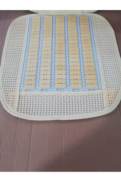 Carub Cushion Straw+beaded Domino Cream