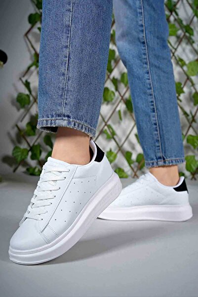 İncim ®| Medusa, alb-negru, cu talpă înaltă groasă, pantofi sport și pantofi ...