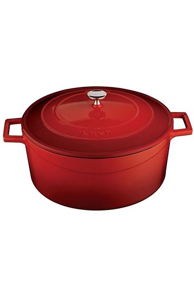 Lava 28 Cm Trendy Round Deep Pot - Fma03447