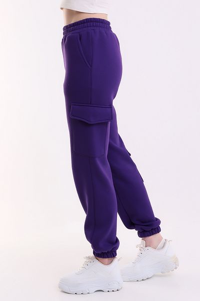 Winmoda34 Pantaloni de sport cu căptușeală din lână, cu trei fire, pentru jogger, potrivire confortabilă
