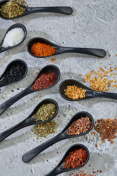 FBZhome 24 Black Serving and Spice Spoons - Breakfast Honey Spoon Sugar Jam Serving Spoon