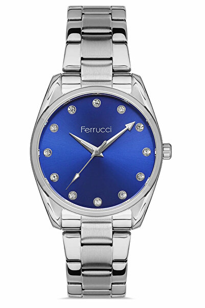 Ferrucci ساعة يد نسائية بسلك فولاذي مقاوم للماء
