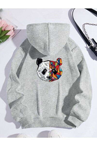 Serays moda Χειμερινό χοντρό φούτερ για κορίτσι/αγόρι με στάμπα Panda με κουκ...